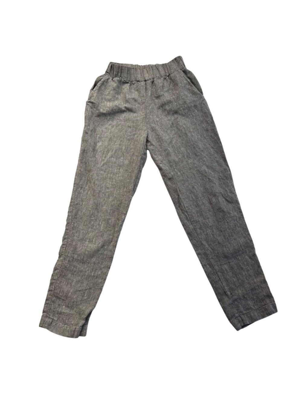Len Ok LO Linen Pull On Pants Womens Size Small Lagenlook Minimalist Capsule